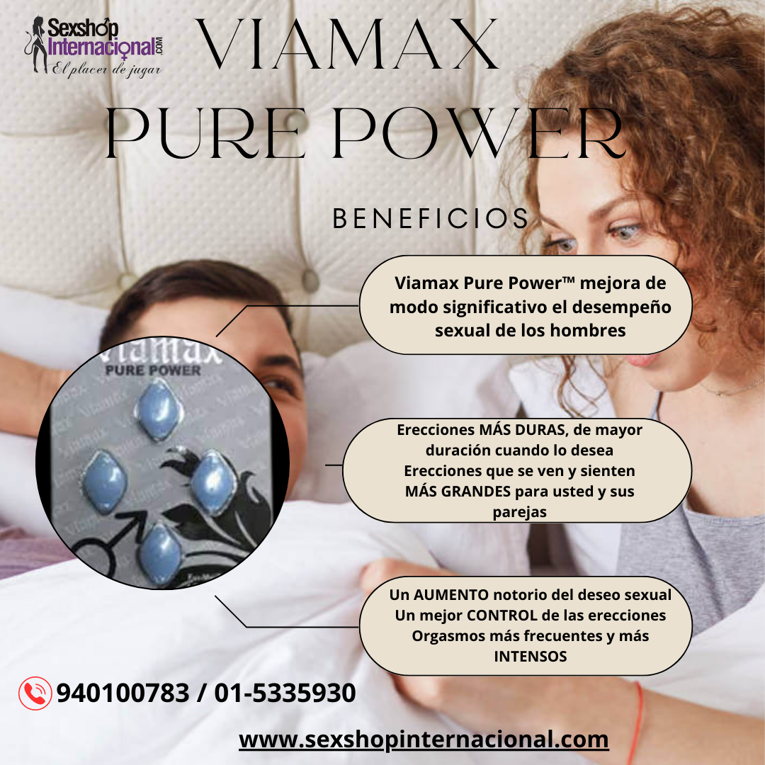 VIAMAX PURE POWER AUMENTO NOTORIO DEL DESEO SEXUAL 